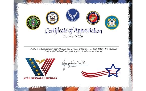 Veterans Day Certificates Free Printables