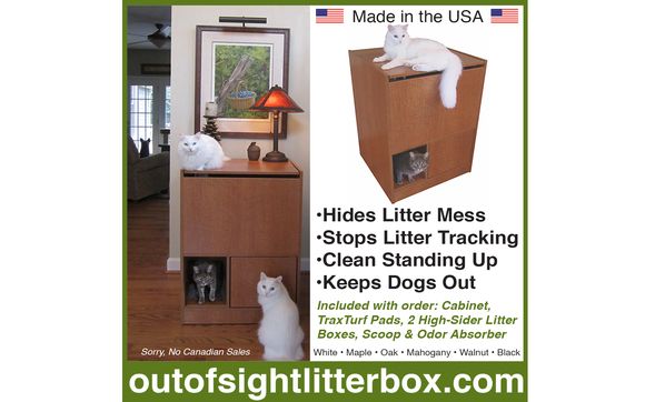 out of sight litter box