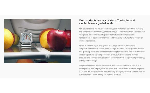 Temperature and Humidity Monitoring and Recording Devices by Global Sensors