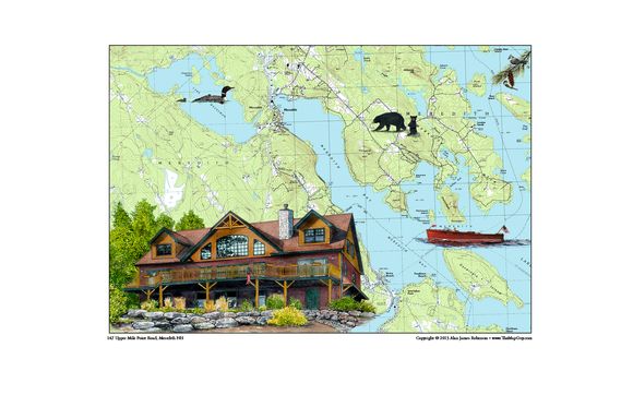 Custom map and chart artwork by Alan James Robinson-The Map Guy
