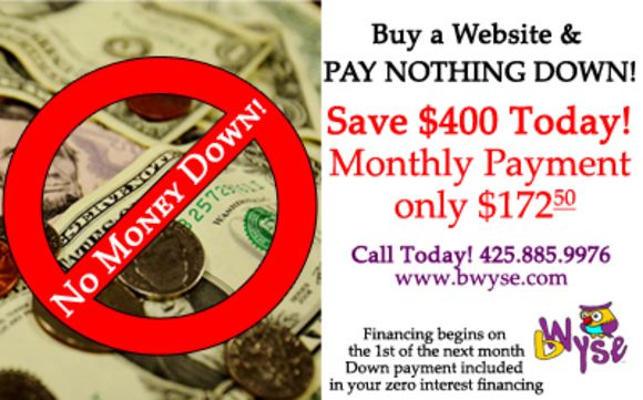 Wyse Yettie Website Solution - No Down Payment! by bWyse Internet Marketing & Web Design