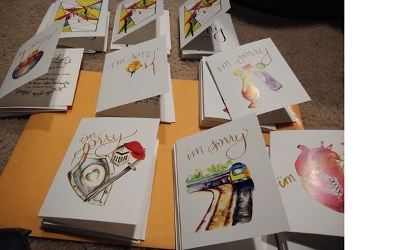 I'm Sorry "The Art Collection" Greeting Cards are here!!!! by QS Simple Treasures & Greetings, LLC 
