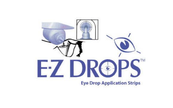EZDrops eye drop application strips  by EZ Drops, Inc.