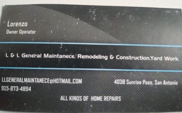 L&L GENERAL MAINTENANCE REMODELING AND CONSTRUCTION by L&L General Maintenance Remodeling and Construction