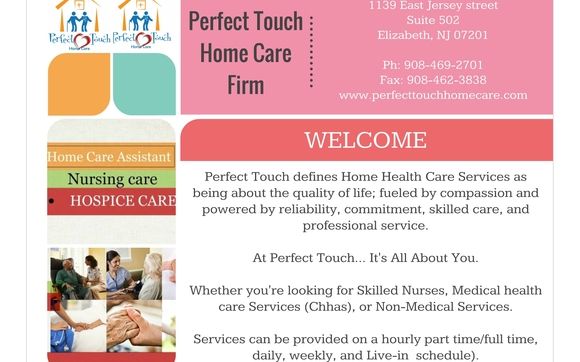 Top-Quality Home Health Care by Perfect Touch Home Care Firm in ...