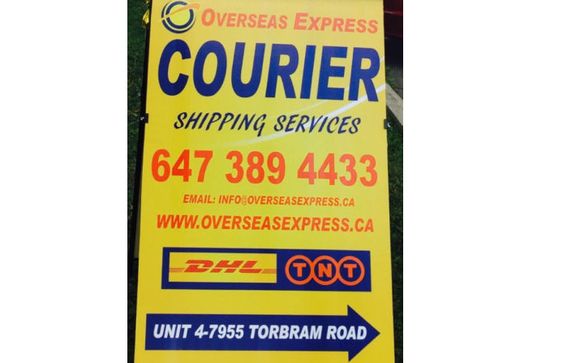 Courier and Cargo Services, Domestic and Worldwide Export/Import by Overseas Express Courier