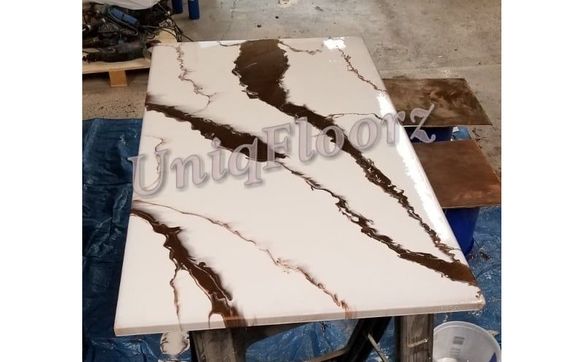 Custom Epoxy Tables and Countertops by UniqFloorz