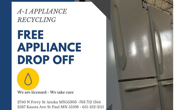 Free Recycling Service by A1 Recycling & Appliance Sales