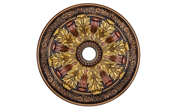 Ceiling Medallion Sunshine Illusion 30 in. CCMF-036 by Fine Art Deco, Inc.