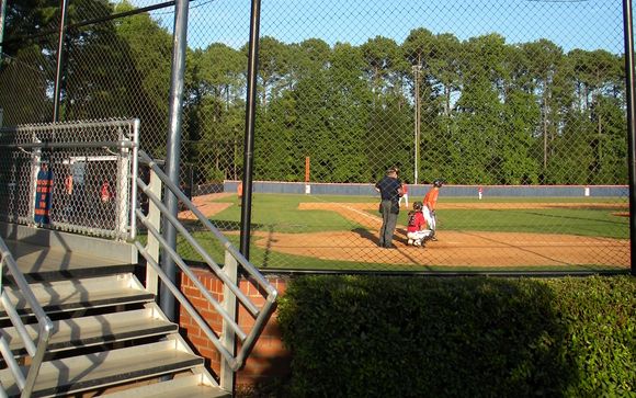 High School Baseball Field by Georgia Commercial Builders Inc.