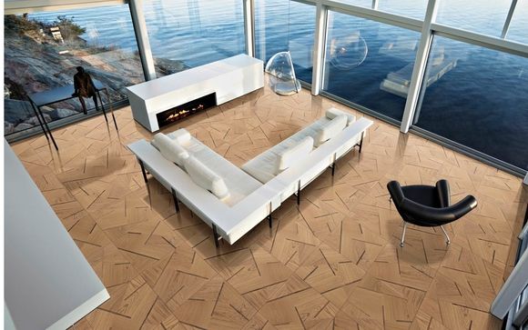 Custom Hardwood Flooring Pattern By Sunshine Floor Supplies Inc