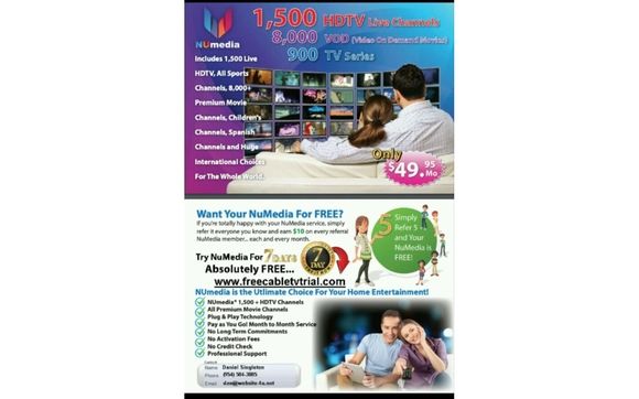 Global Streaming TV - Refer 5 and Free  by Computer Consultant