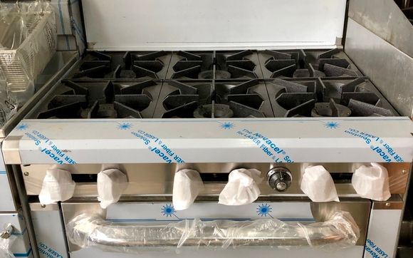 NEW Gas Royal Range RR-6 - 36 in., (6) Burners by StoreBuilders Restaurant Equipment and Supplies