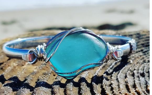 Sea Glass Convertible Bracelet by Sea Glass By Sharon