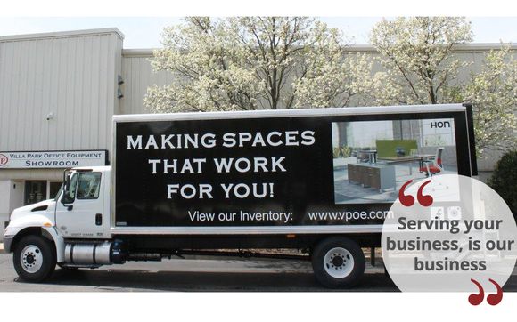 Office Furniture Delivery & Installation by Villa Park Office Equipment