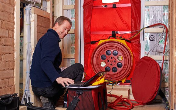 Blower Door Testing  by HVAC Design Partners