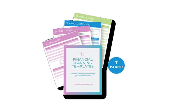 Financial Planning Templates by The Bossy House