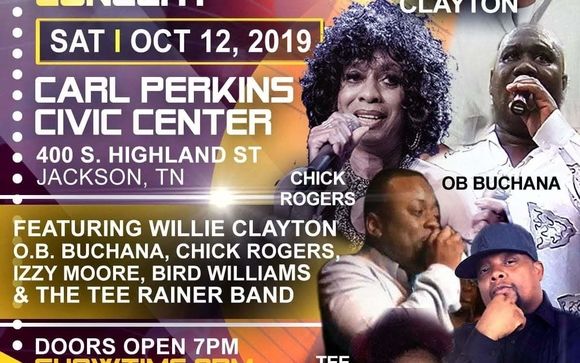 #OCTOBER12TH #SOUTHERNSOUL  #jacksonciviccenter for VIP tables CONTACT Jazzii Anderson 901 679 4601. by BUSHFIREHOUSEPRODS
