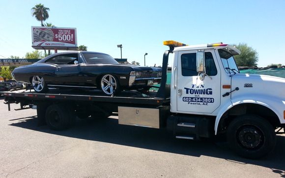 Classic car by T & S Towing