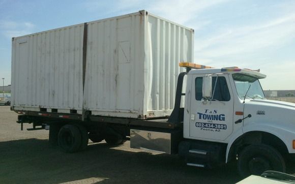 Cargo containers by T & S Towing