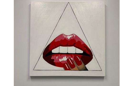 Hand painted logos and wall art  by Free Edge Studio