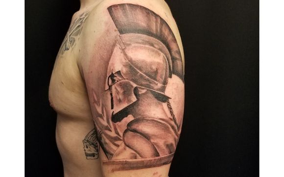 Spartan Tattoo by Nathan Emery, San Francisco Tattoo Artist by Nathan Emery  Tattoo in San Francisco, CA - Alignable