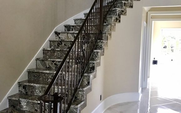 Granite counter tops  & tile by Kitchen And Bath Center LLC