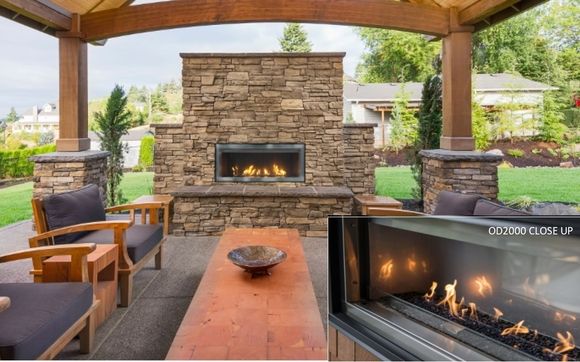Od2000 Outdoor Fireplace By Savannah By Alliance Fireplace Supply