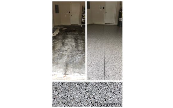 1 Car Epoxy Garage Floor In Riverview Fl By Garage Experts Of