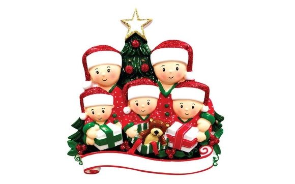 Present Family of Five  by Candy Kain and Co.