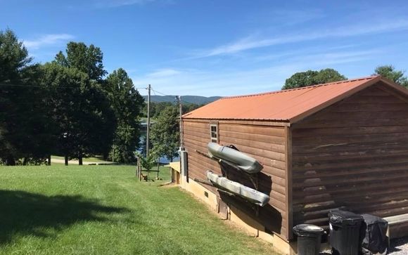 Kayaks by The Hill by Cherokee Lake