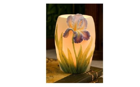 Iris Vase Lamp by A Glowing Memory