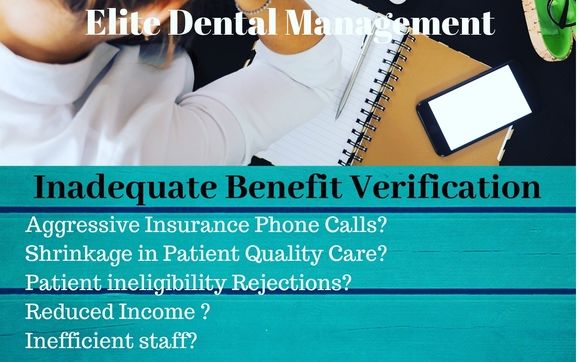 Unlimited Insurance Verification by Elite Dental Management