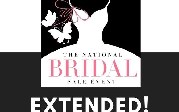 National Bridal Sale Events  thru August 31, by Rin's Bridal & Formal Gowns