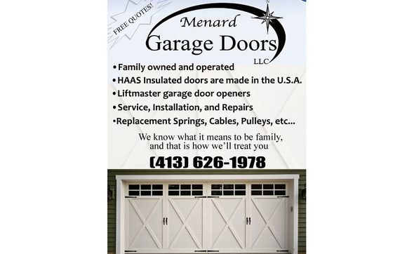 Garage Door Installation Service And Repair By Menard Garage Doors In Westfield Ma Alignable
