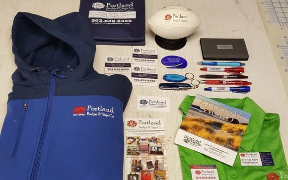 If you can brand it, we can get it! by Portland Badge and Sign Company