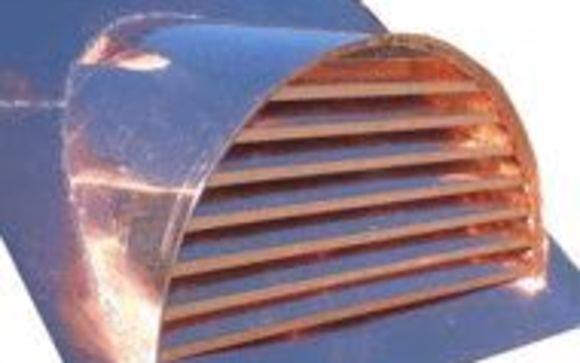 Custom Copper Roof Vents by The Weathervane and Cupola Shoppe