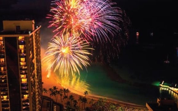 oahu sunset cruise fireworks