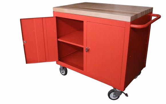 121 Steel Top Open Leg Workbench by Pollard Brothers Manufacturing in ...