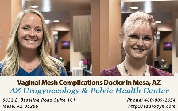 Vaginal Mesh Implants And Complications Doctor In Mesa Az By Az Urogynecology And Pelvic Health