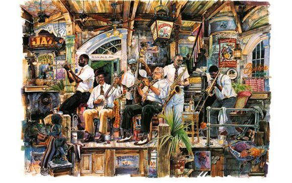 Art Print "Dixielanders" by Tommy G Thompson Fine Art