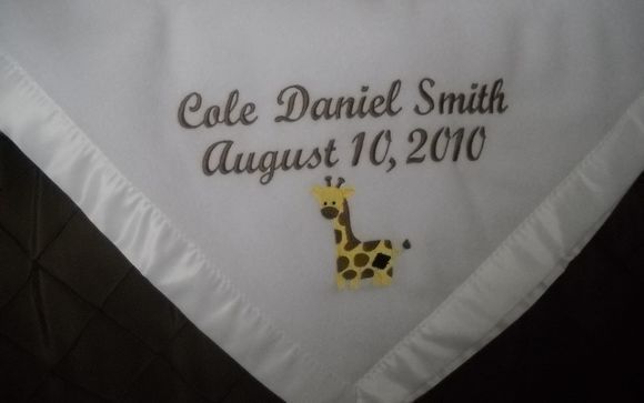 Custom Satin Trim Baby Blanket by Sewing with Excellence