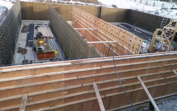 Commercial Concrete Foundation Forming Cribbing By Commercial And