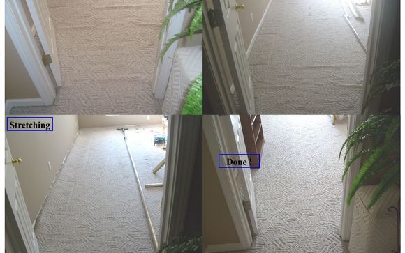 Carpet stretching by Carpet Repair Master