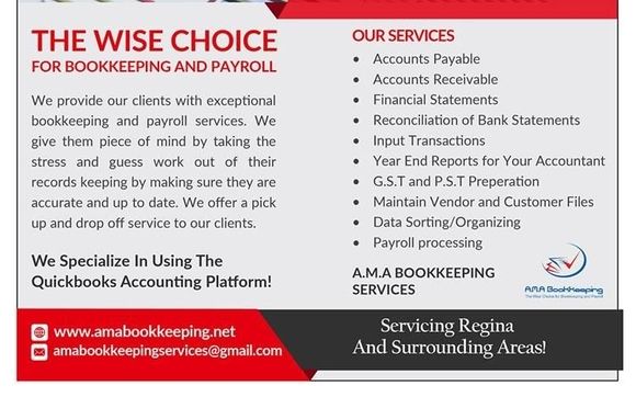 Full Service Bookkeeping! by A.M.A Bookkeeping and Tax Service