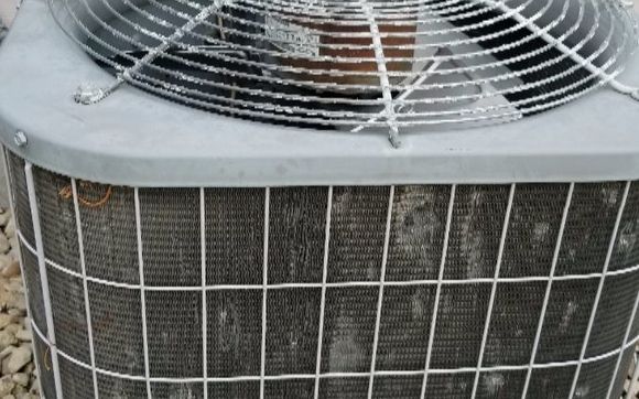 Air Conditioning Hail and Storm damage 7635467377 by Yours By Design Heating & Cooling, Inc.