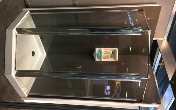 Marble Shower Bases, Panel and Accessories by Coni-marble Manufacturing Inc.