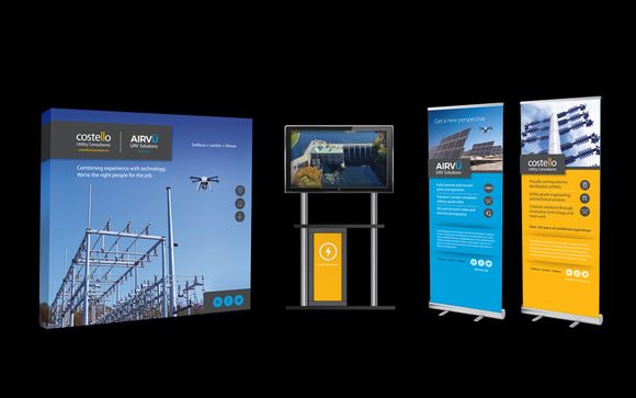 Trade show graphics by Ron Bernard – Art Director + Designer