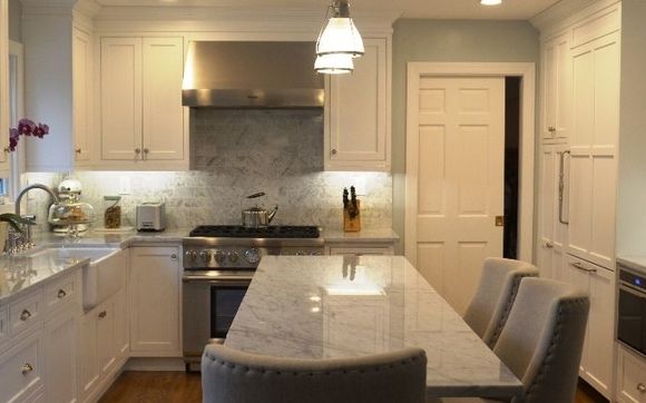 Plain & Fancy Custom cabinets by Broadway Kitchens & Baths