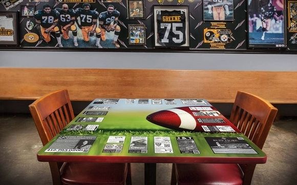 Tabletop advertising by ABC Advertising Agency Inc